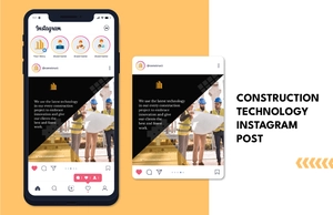 Construction Technology Instagram Post