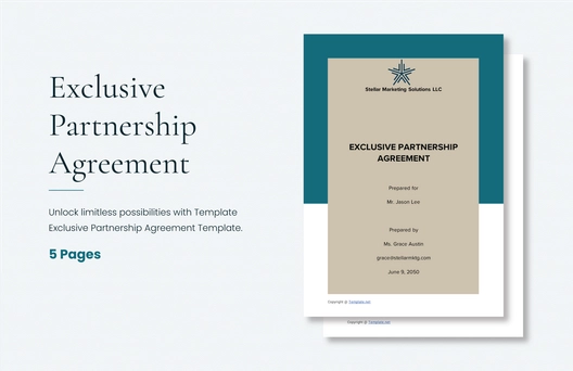 Exclusive Partnership Agreement Template