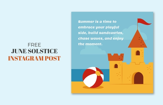 June Solstice Instagram Post