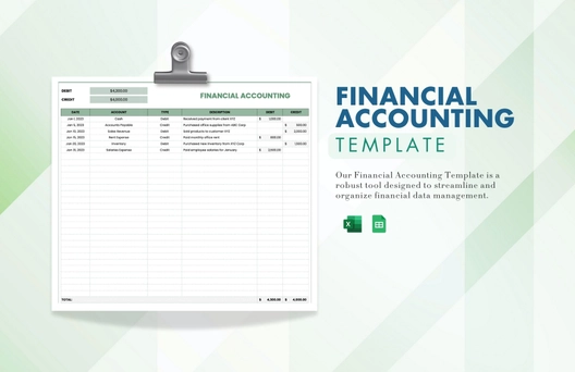 Financial Accounting Template