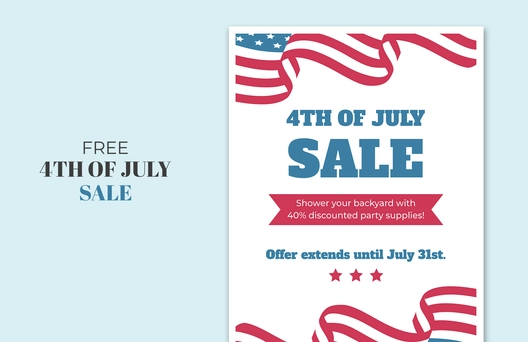 4th of July Sale