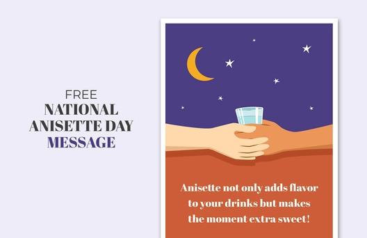 National Anisette Day Message