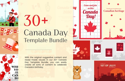 30+ Canada Day Template Bundle