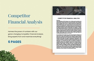 Competitor Financial Analysis