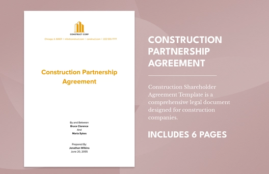 Construction Partnership Agreement