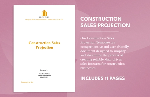 Construction Sales Projection