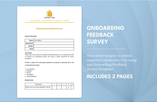 Onboarding Feedback Survey