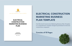 Electrical Construction Marketing Business Plan Template