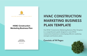 HVAC Construction Marketing Business Plan Template