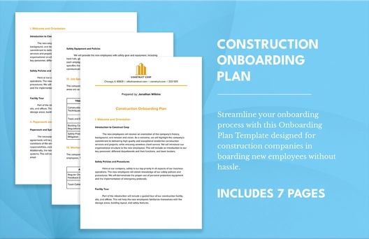 Onboarding Plan Onboarding Plan