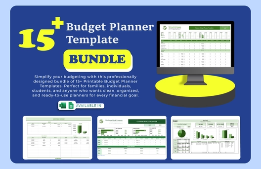 15+ Budget Planner Template Bundle