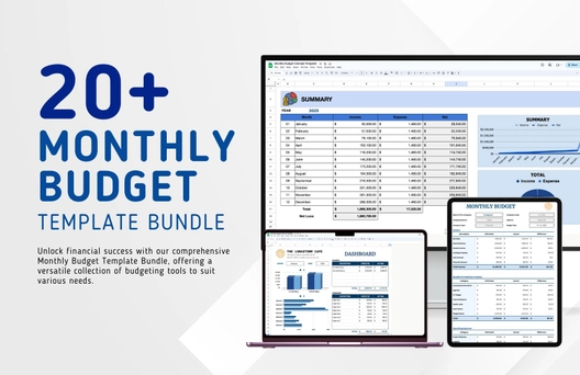 20+ Monthly Budget Template Bundle 20+ Monthly Budget Template Bundle