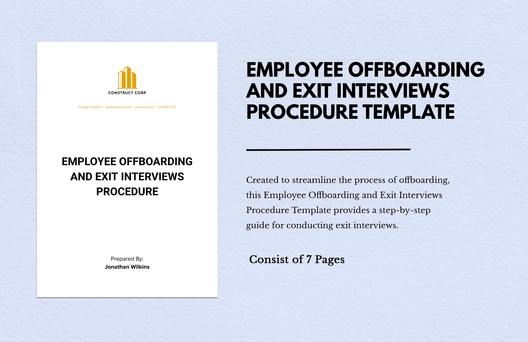 Employee Offboarding and Exit Interviews Procedure