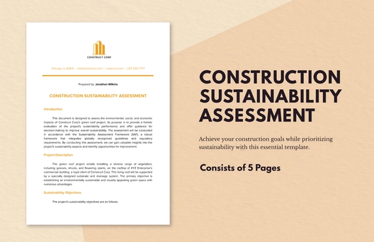 Construction Sustainability Assessment