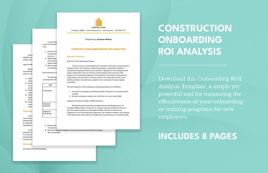 Onboarding ROI Analysis Onboarding ROI Analysis