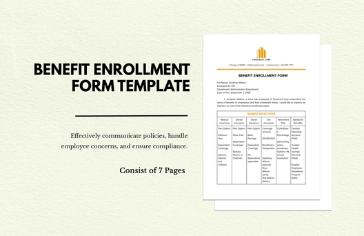 Benefit Enrollment Form