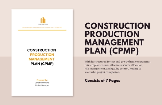 Construction Production Management Plan (CPMP)