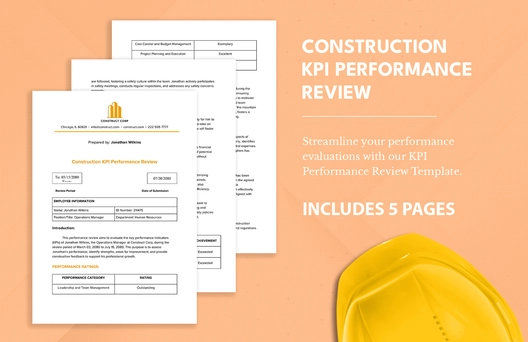 Construction KPI Performance Review