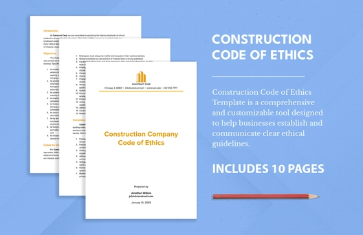 Construction Code of Ethics Construction Code of Ethics