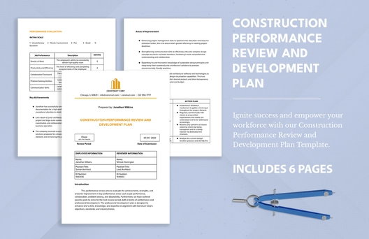 Construction Performance Review and Development Plan