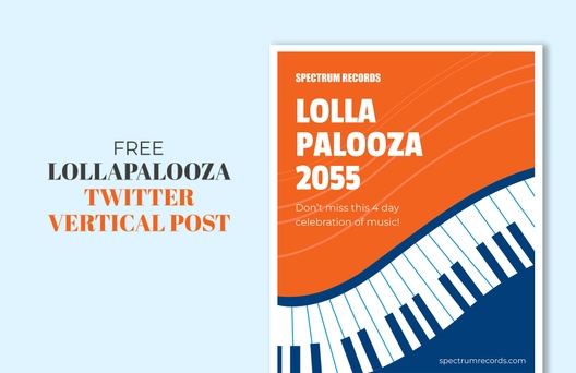 Lollapalooza Twitter Vertical Post