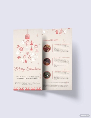 Christmas Tri-Fold Brochure Template
