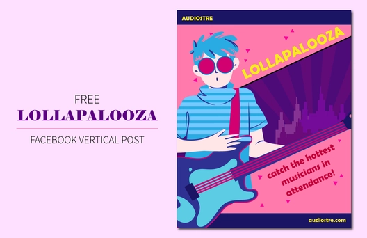 Lollapalooza Facebook Vertical Post
