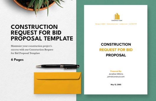 Construction Request for Bid Proposal