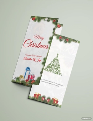 Merry Christmas Tri-Fold Brochure Template