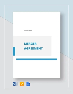 Merger Agreement Template Merger Agreement Template