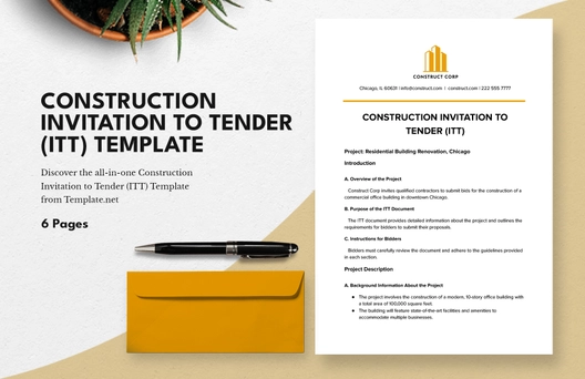 Construction Invitation to Tender (ITT) Template