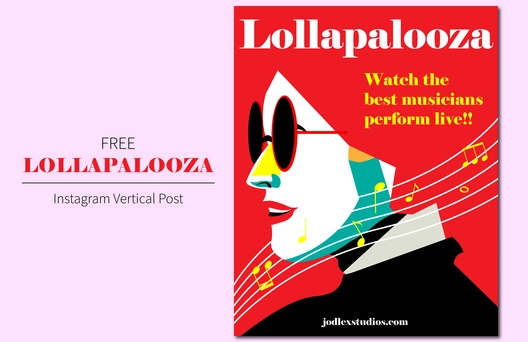 Lollapalooza Instagram Vertical Post