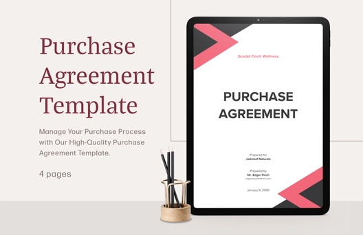 Purchase Agreement Template Purchase Agreement Template