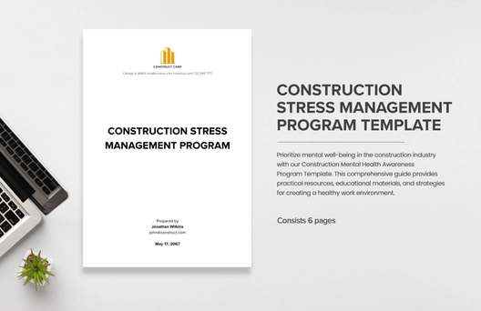 Construction Stress Management Program Template