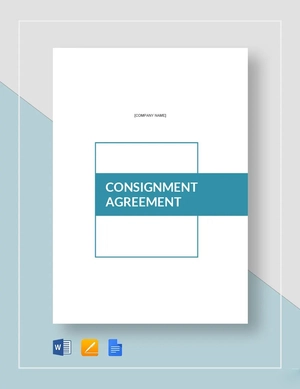 Consignment Agreement Template Consignment Agreement Template