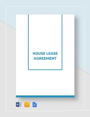 House Lease Agreement Template
