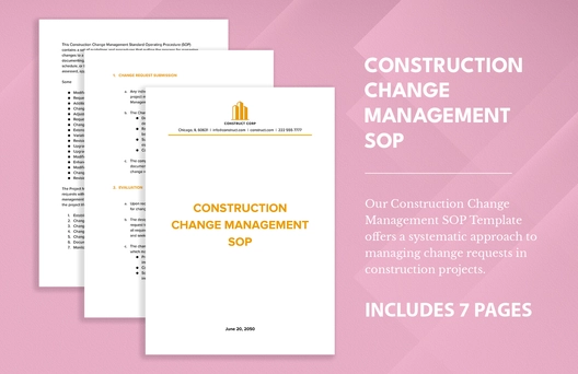 Construction Change Management SOP