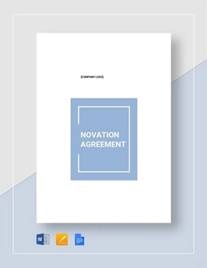 Novation Agreement Template