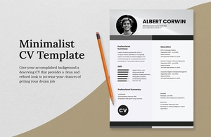 Minimalist CV Template