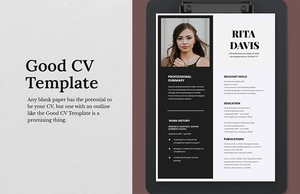 Good CV Template