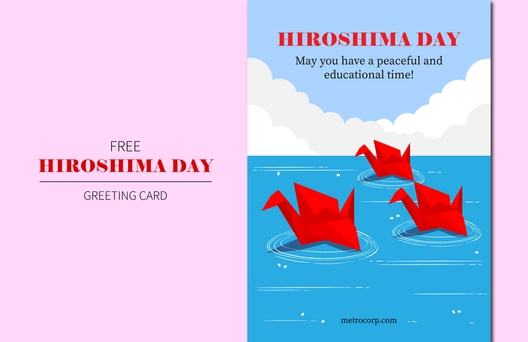 Hiroshima Day  Greeting Card