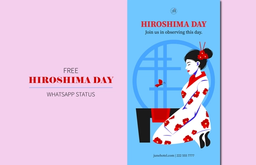 Hiroshima Day  Whatsapp Status