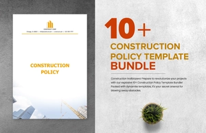 10+ Construction Policy Template Bundle