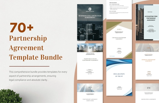 70+ Partnership Agreement Template Bundle