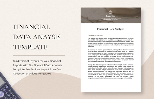 Financial Data Analysis Template