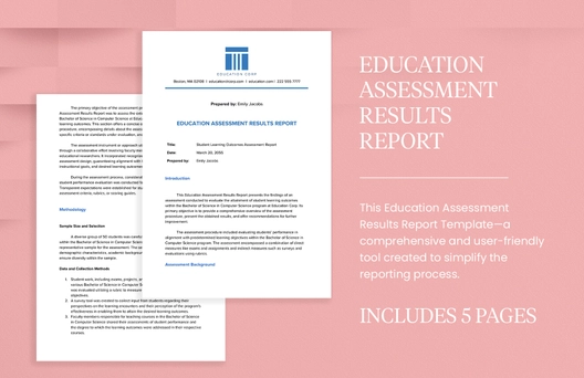 Education Assessment Results Report