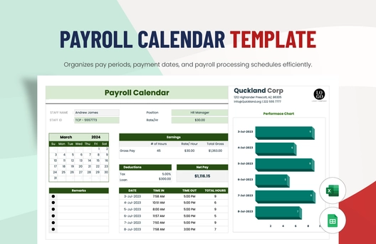 Payroll Calendar Template Payroll Calendar Template