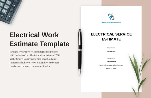Electrical Work Estimate