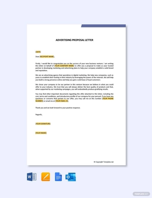 Advertising Proposal Letter