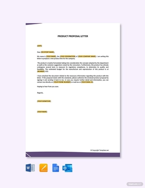 Product Proposal Letter